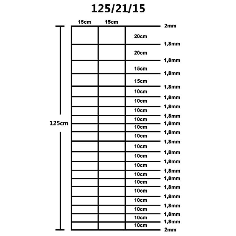 Vidaxl clôture de jardin acier galvanisé 50x1,25 m argenté 149504_4