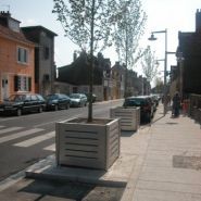 Harmattan - Jardinières classiques en inox ou bois et inox - Hauteur 1000 mm_4