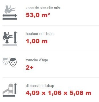 Parcours éducatif enfant pour aire de jeux - Conforme EN1176 - Référence BT18015 - Poutre d'équilibre, pont suspendu et tunnel de cordes_4