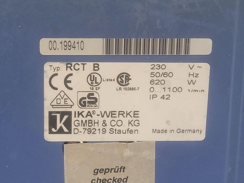 Agitateur magnétique avec plaque chauffante RCT Basic_4