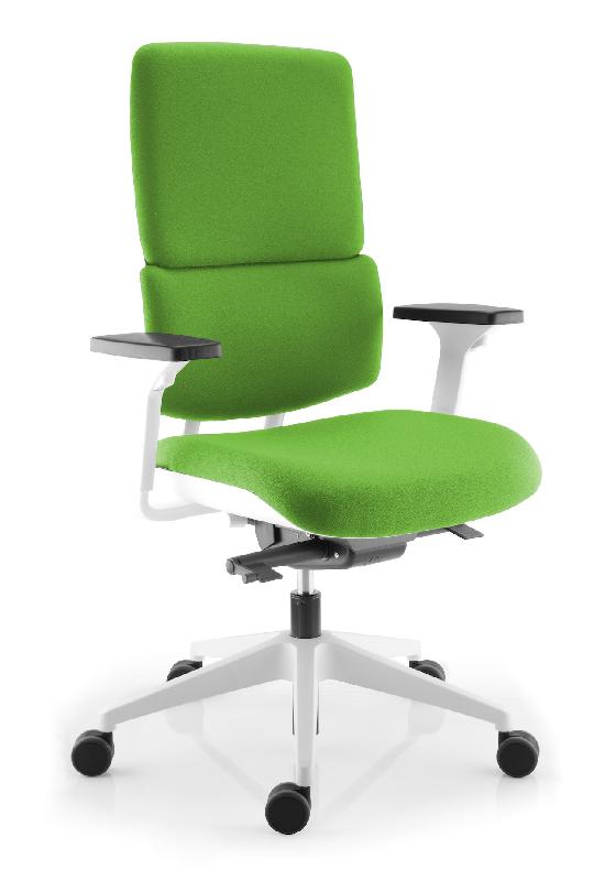 Fauteuil de bureau Wi Max avec coque blanche - Sokoa. - Non, Vert 155_4