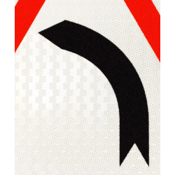 Panneau de danger A1B - Virage à gauche dangereux - ultra-résistant WP Signalisation_4