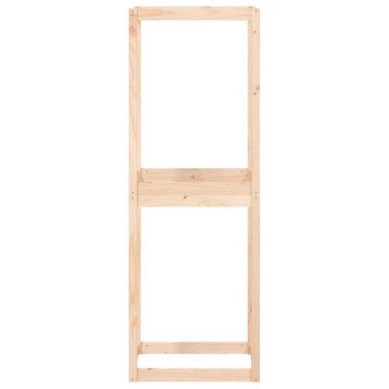 Vidaxl porte-pneus 63x40x180 cm bois de pin massif 825005_4
