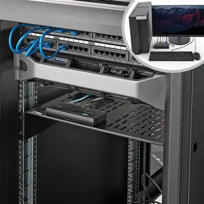 Extendeur Prolongateur de Console KVM de 150m sur Cat5 avec VGA et USB_4