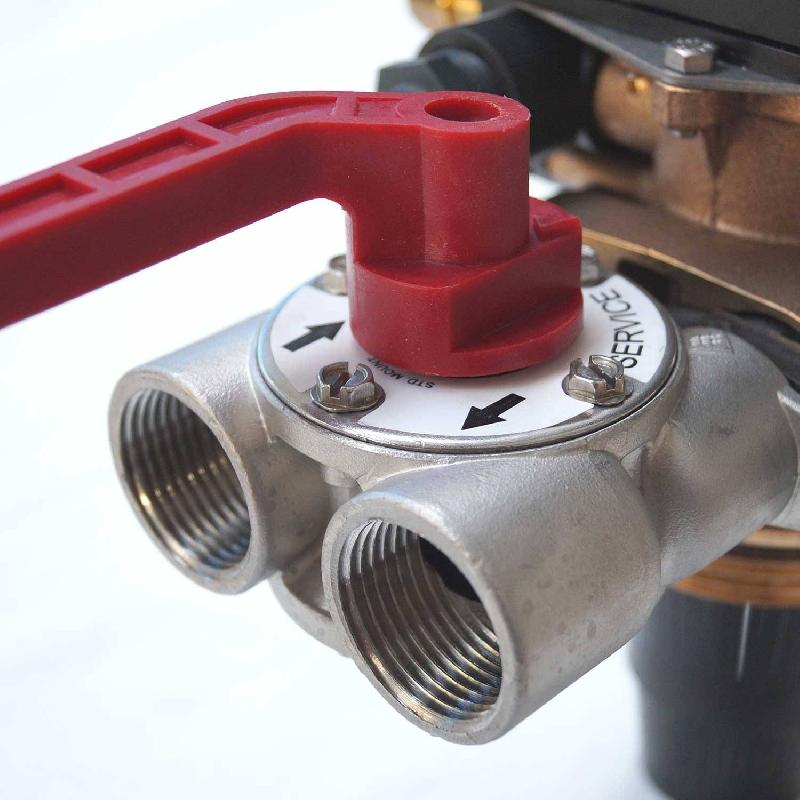 Adoucisseur d'eau 16l fleck 4600 mv eau chaude complet avec accessoires_4