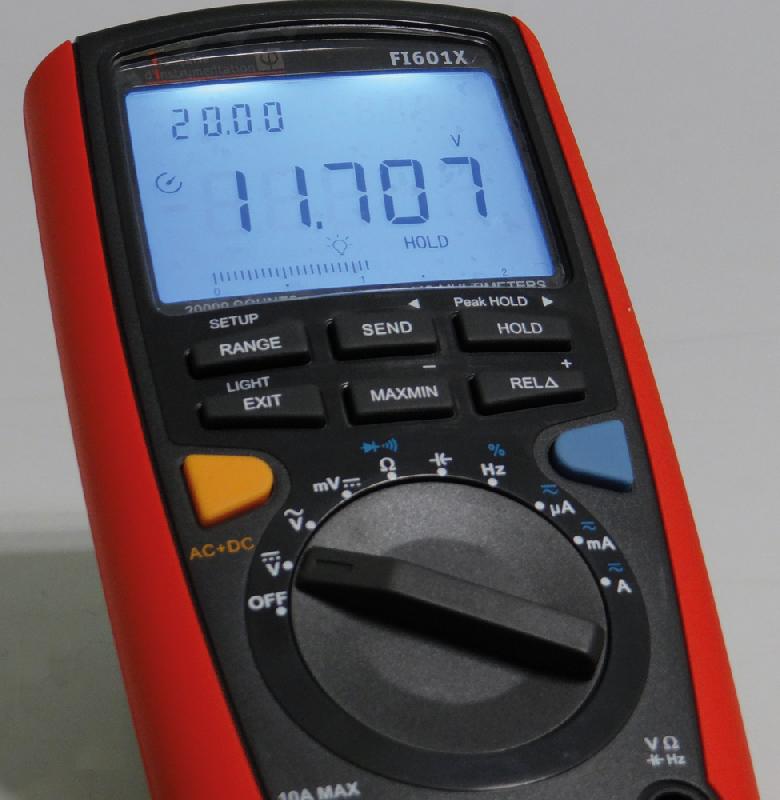 FI601X | Multimètre numérique portable TRMS AC+DC - 20 000 points - 600 V CAT IV - Double afficheur_4