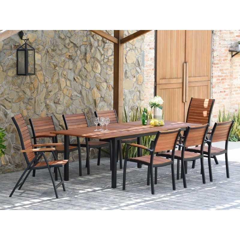 Table de jardin extensible flamingo bois d'eucalyptus – MTF – rectangulaire – 2nab2155_4