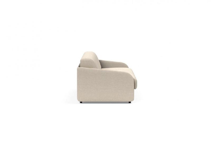Canapé-lit design Innovation Living Eivor Spring convertible - 195x140 cm - Tissu Phobos Latte_4