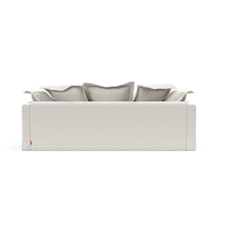 INNOVATION LIVING - Canapé design Pascala convertible lit 200x140 cm - Tissu Vivus Dusty Off White - Élégance et durabilité_4