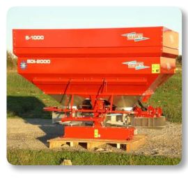 Distributeur d'engrais SDI - SEGUÉS - capacité 1 500 à 3 000 L, double disque inoxydable et distribution proportionnelle_4