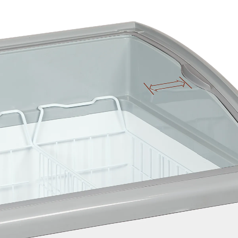 Congélateur vitré de crème glacée NIC201SCEB (185 / 138) blanc TEFCOLD_4