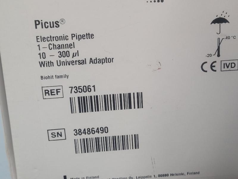 Pipette électronique monocanal 735061 SARTORIUS Picus 10 à 300 µl_4