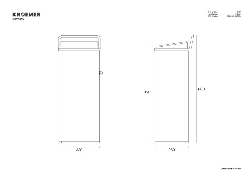 Pont élévateur à double ciseaux galvanisé encastré KROEMER XX64_4
