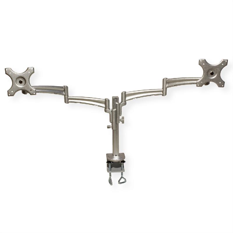 VALUE Bras double LCD, 4 points, fixation sur table, réglage séparé en hauteur_4