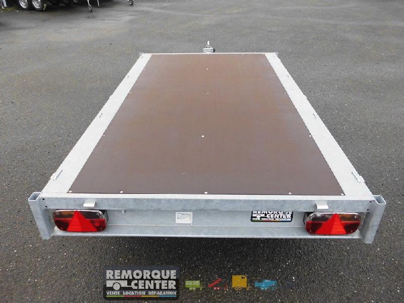 Plateau nu EDUARD 256 x 150 cm - PTAC : 750 kg - Simple Essieu - Non freiné - Référence D185+C_4
