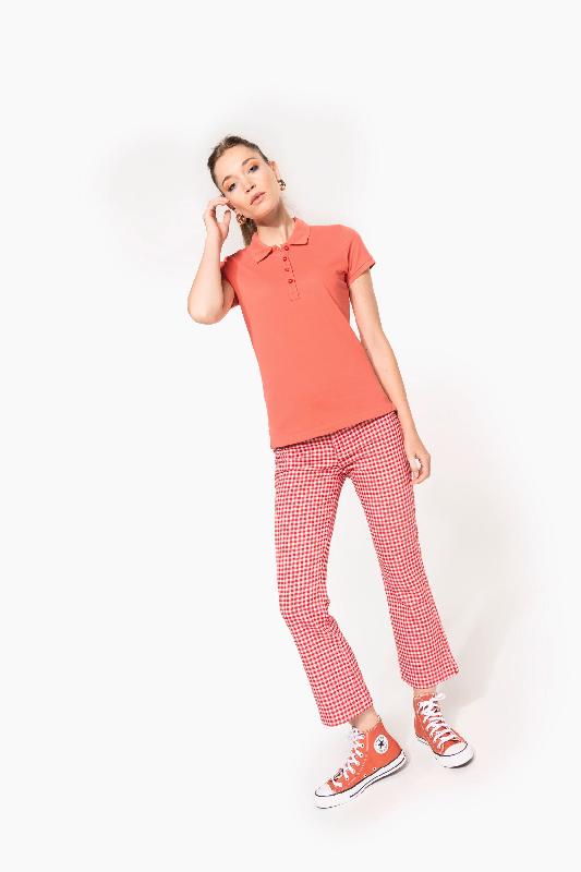 Polo piqué manches courtes femme - Réf: K255 - Kariban - Coton peigné prérétréci RingSpun - 180 g/m²_4