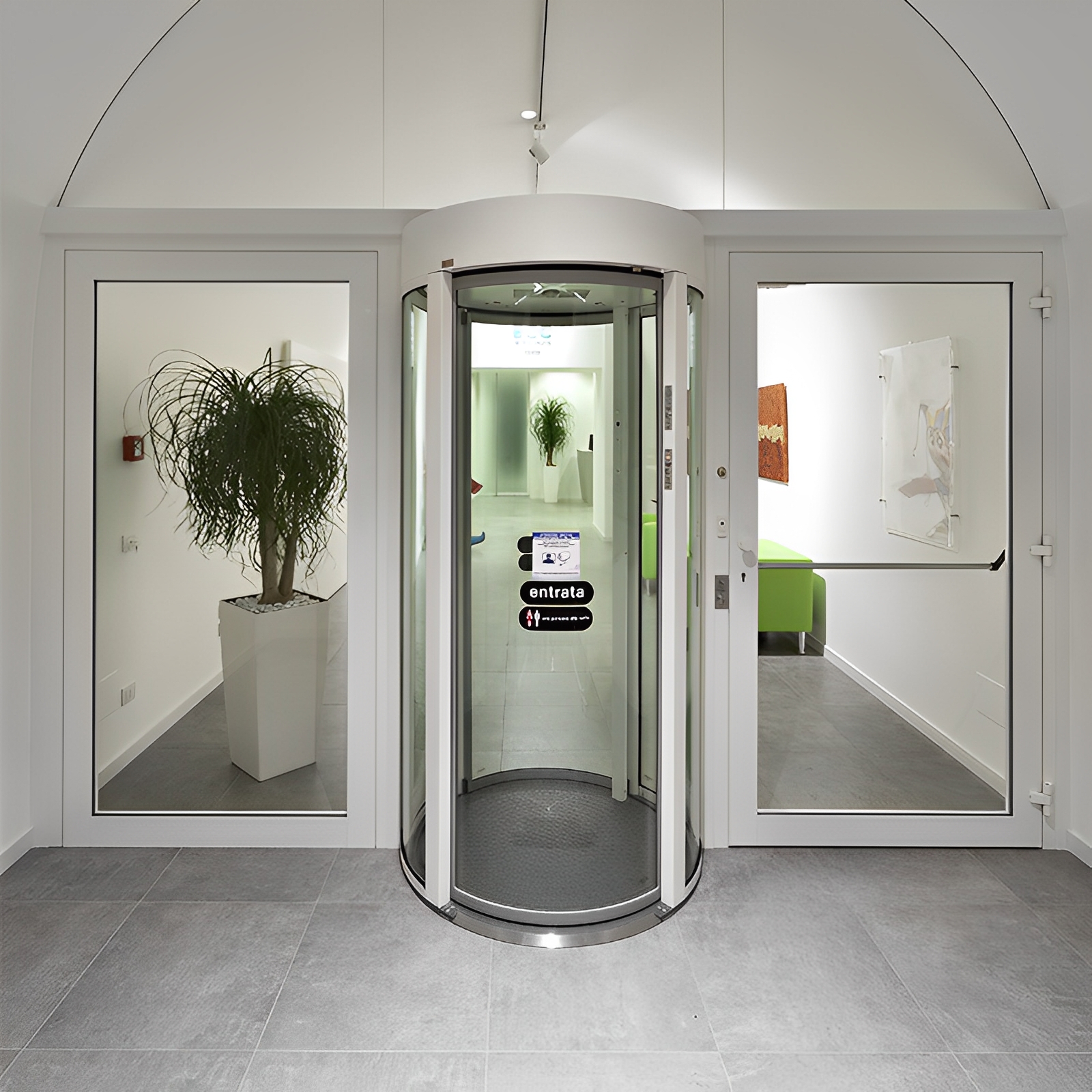 Porte issue de secours blindée norme RC4