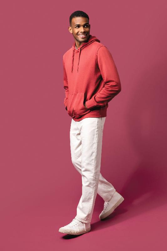 Sweat-shirt écoresponsable à capuche homme - Réf: K4027 - 85% coton bio, 15% polyester recyclé - Kariban_4