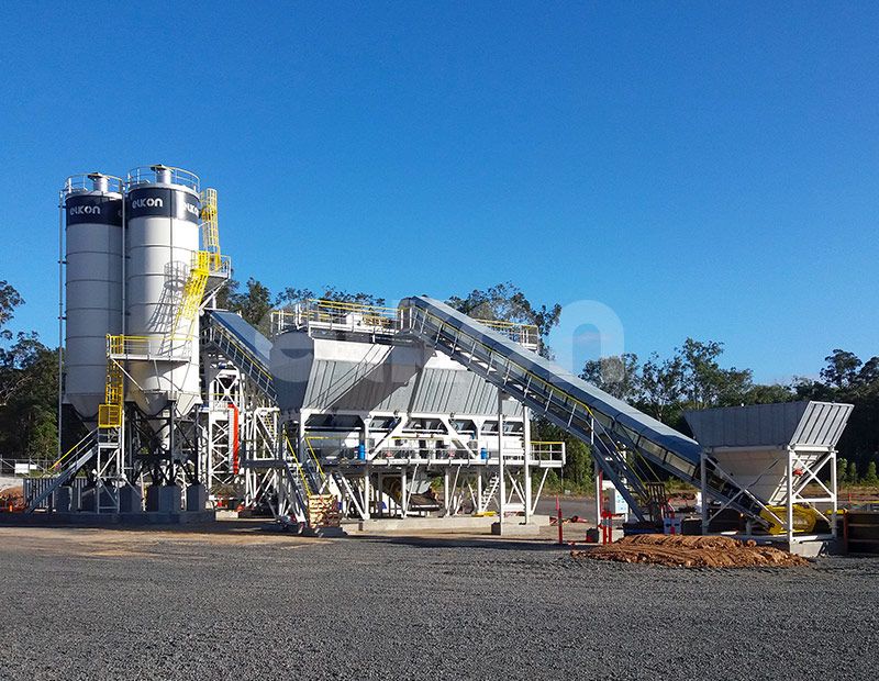 Elkomix-240 centrale à béton fixe - 240 m³/h - SIEMENS ou ABB - Twin Shaft - 9000/6000 l_4