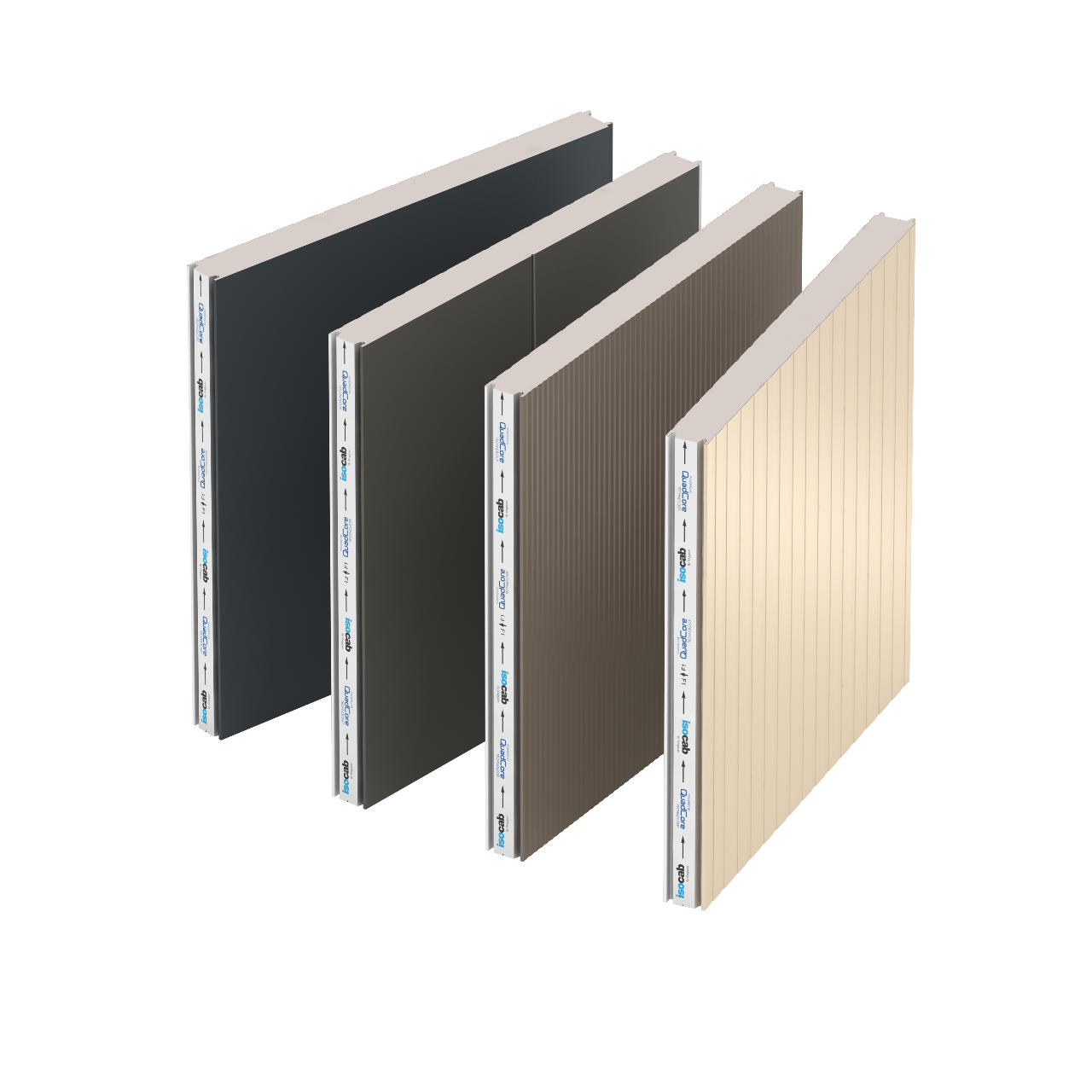 Panneau sandwich isolant, idéal pour cloisons, parois, plafonds et toitures planes - QuadCore Industrial Agro-alimentaire_4