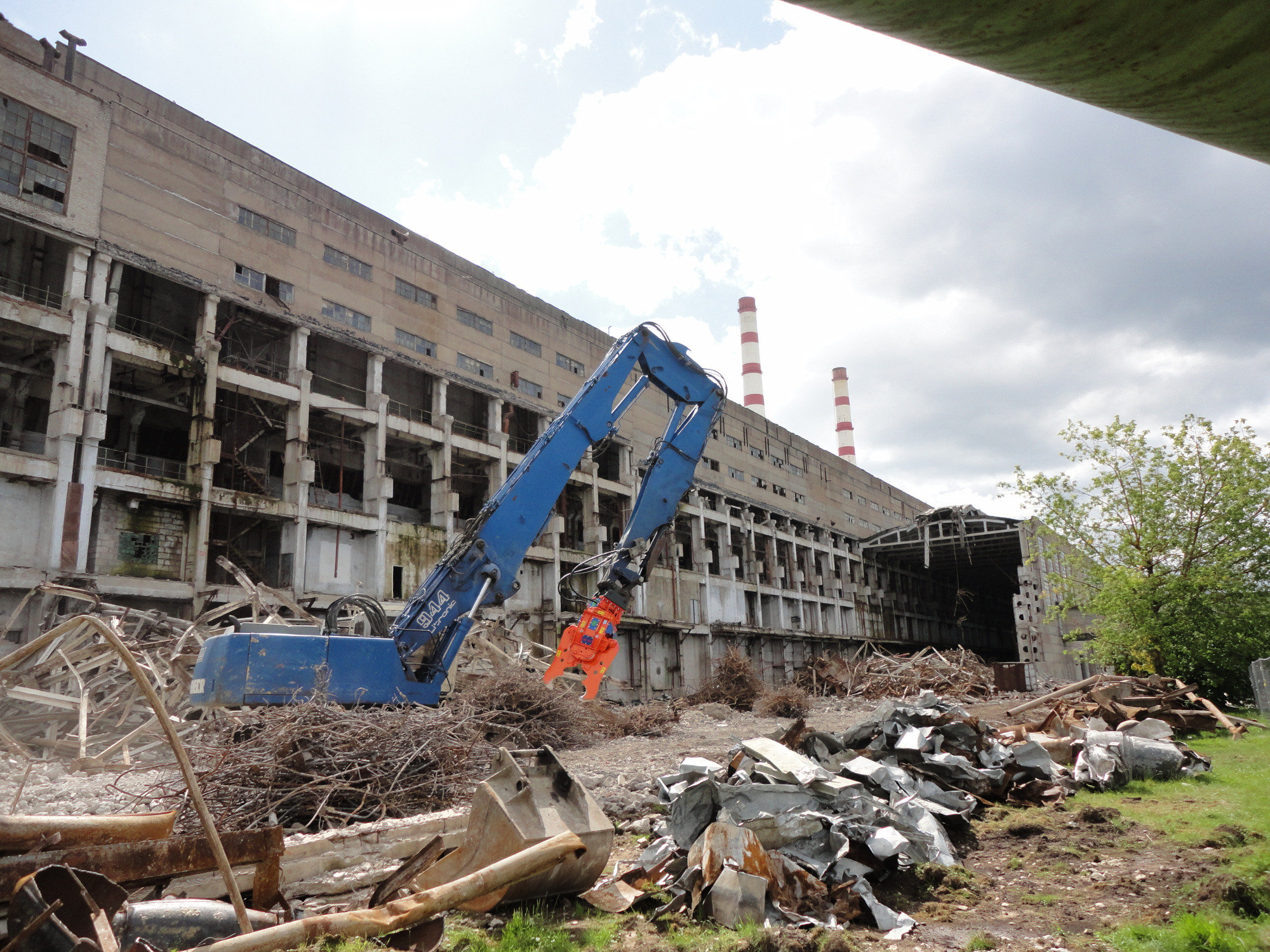 Pince de démolition pour pelles de 2 à 200 tonnes