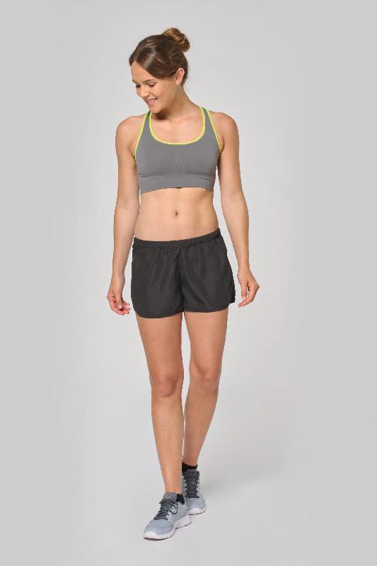 Short de running femme - PROACT - Réf: PA134 - Tissu léger et ultra résistant_4