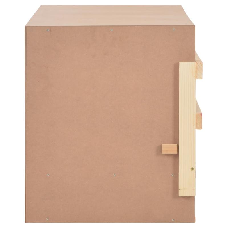 Vidaxl pondoir 4 compartiments 106x40x45 cm bois de pin massif 170658_4