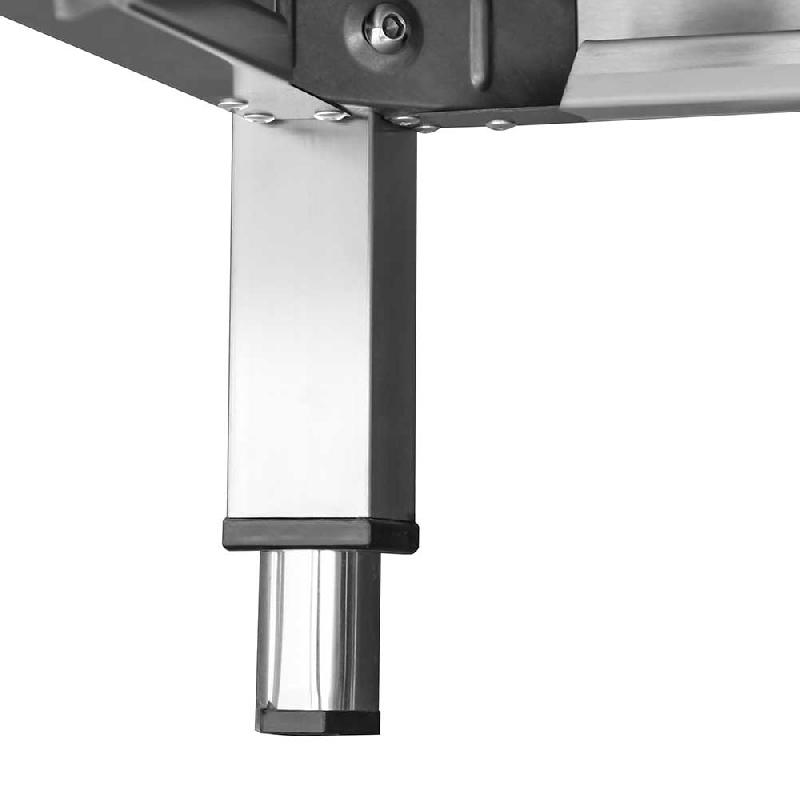 Plonge inox 2 bacs avec égouttoir avec étagère - P 600 mm - à droite_4