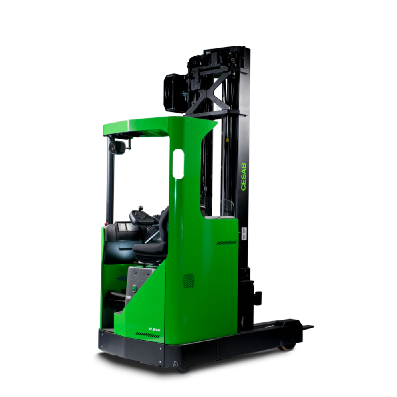 Chariot à mât rétractable R200 pour la manutention de charges à très grande hauteur en Isère et Rhône   -  disponible en achat neuf et en location de courte à longue durée_4