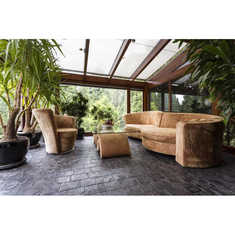 Feuille de polycarbonate 3 m x 98 cm pour couverture extérieure