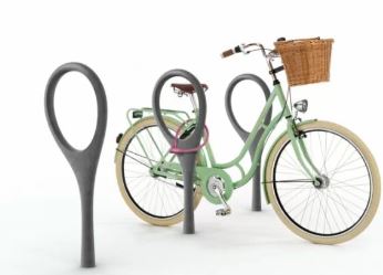 Support vélos en béton 10 kg - Pin - 34 x 5 x 90 cm - Ciment Green Seal_4