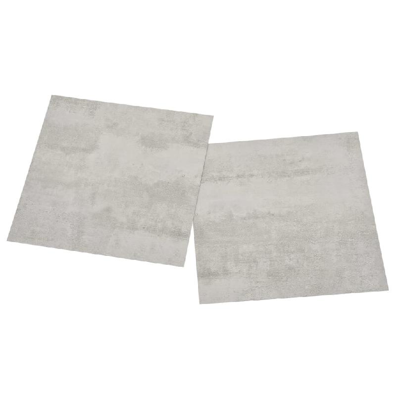 Vidaxl planches de plancher autoadhésives 55 pcs pvc 5,11m² gris clair 324651_4