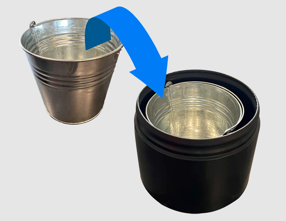 Cendrier sur pied Olbia en PEHD - Résistant UV, intempéries, rouille et chocs - Capacité 15L / 6 500 mégots_4