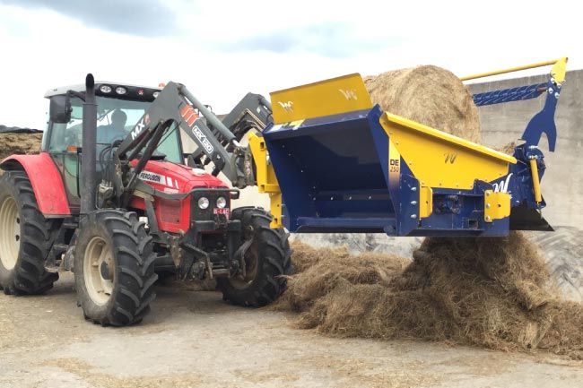 De250 kp dérouleuse pailleuse - warzée sa - balles jusqu'à 160 cm et 800 kg_4