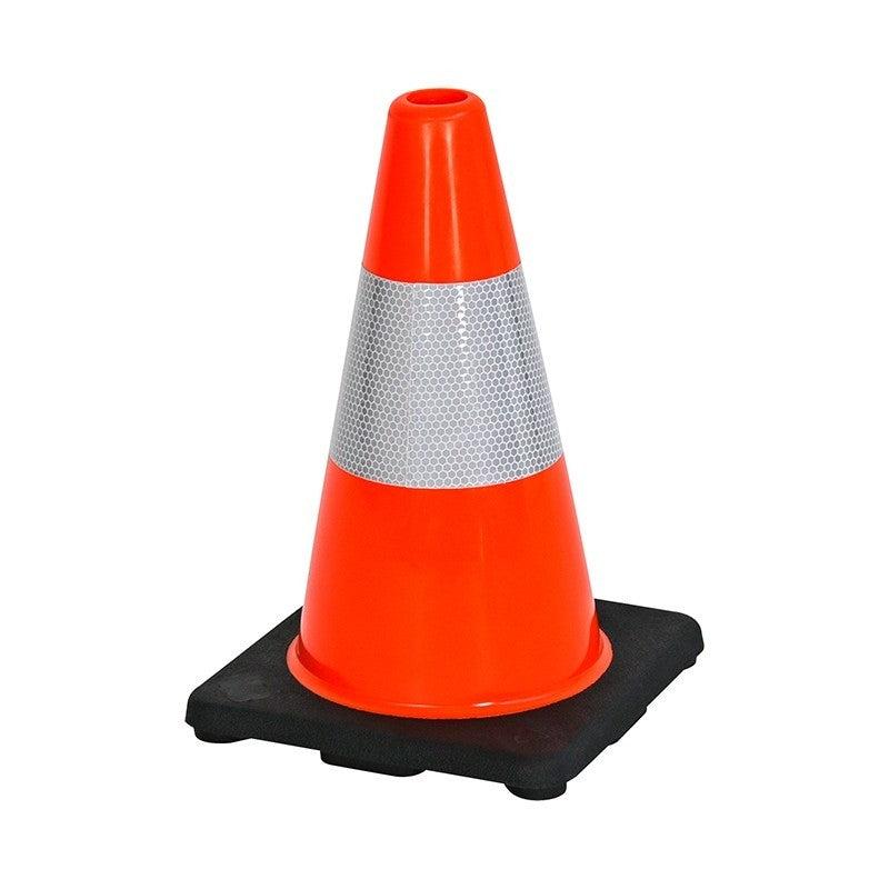 Cône de balisage lesté PVC - 300 / Orange/Noir_4