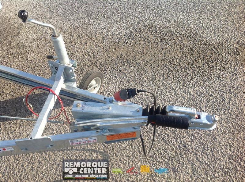 Remorque plateau MECANOREM - RPMS 455 F - PTAC 750 Kg - 1 essieu freiné - 250 x 150 cm - Référence T-UT20294_4
