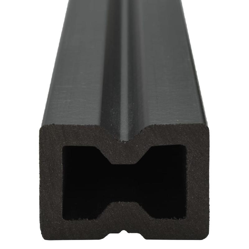 Vidaxl panneaux de terrasse wpc avec accessoires 30 m² 4 m anthracite 274844_4