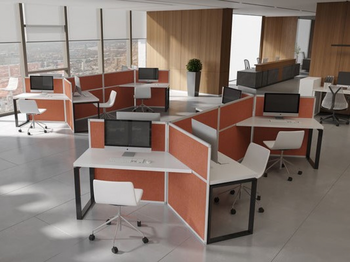 Bureau de call center optimisé et esthétique avec cloisons acoustiques ELEGANCE - Sur mesure, finitions variées et confort phonique_4