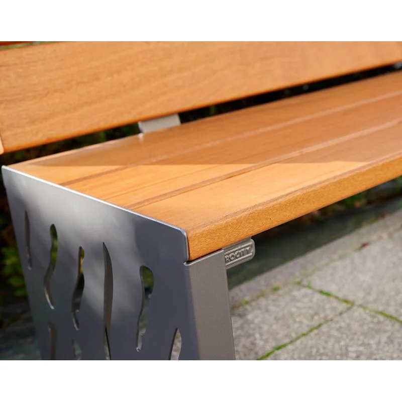 Banc bois et acier Venise_4