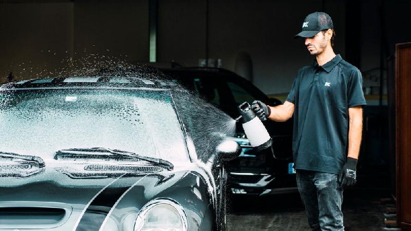 Pulvérisateur professionnel IK Foam Pro 2+ - pour agents moussants avec valve Schrader et connecteur air comprimé_4