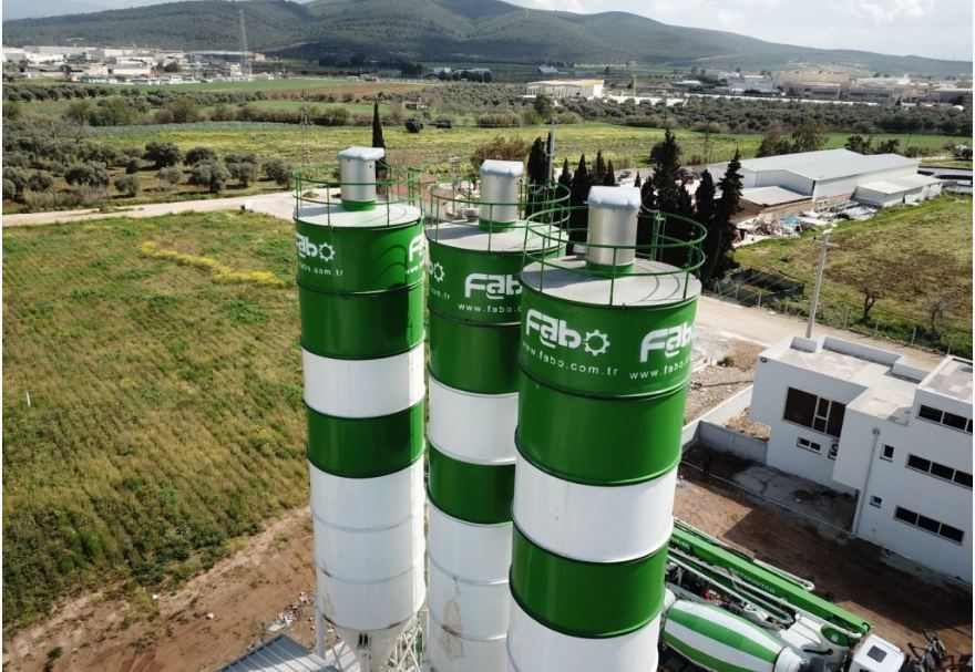 Powermix-200 centrale à béton fixe Fabo - capacité 200 m3/h - mélangeur double arbre 6 m3_4