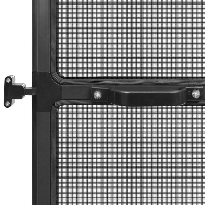Vidaxl moustiquaire à charnière pour portes anthracite 100x215 cm 148713_4
