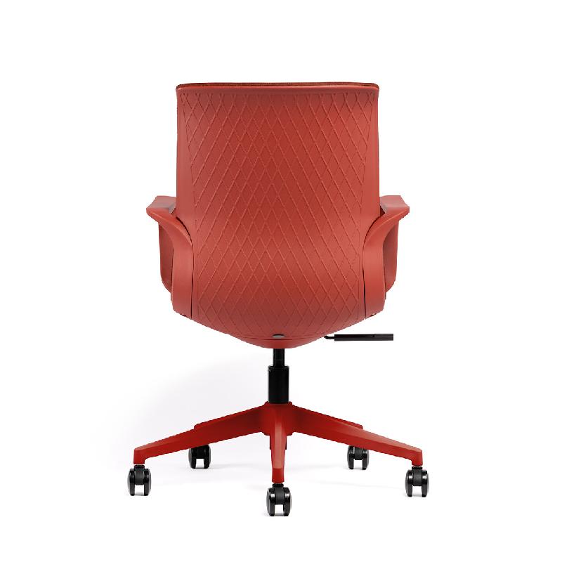 Fauteuil de Bureau Izao : Design Contemporain et Ergonomie Intuitive - Terracotta - SM1_4