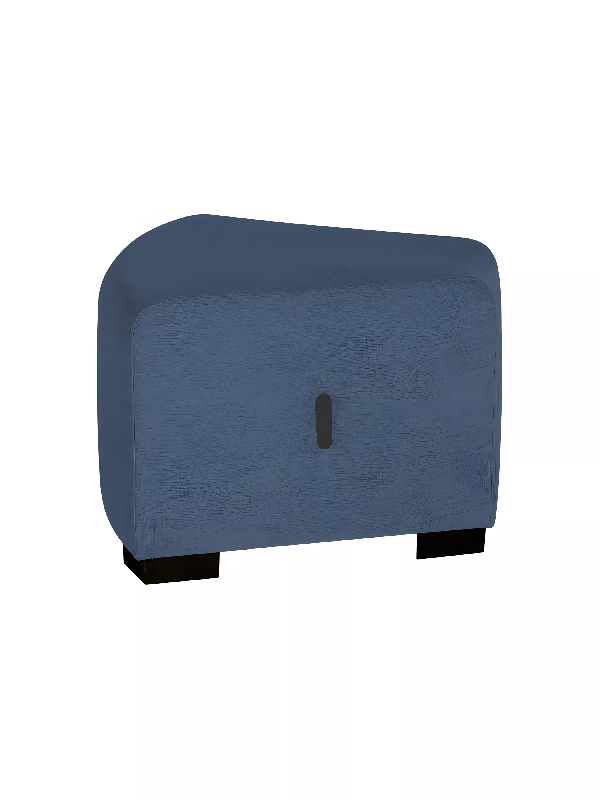 Pouf angulaire 1 place bleu denim_4