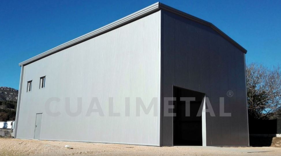 Entrepôt modulaire gamme Ecorapid - structure métallique préfabriquée pour chantiers, dépôts ou centres de production - Cualimetal_4