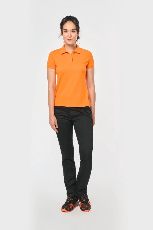 Polo manches courtes femme WK275 - 65% polyester, 35% coton, antibactérien, multiples tailles et couleurs_4