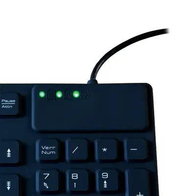 MCL ACK-729/N clavier Universel USB + PS/2 AZERTY Français Noir_4