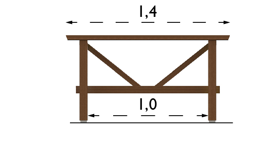 Table publique England réf 8037045 - Hags - Brun - Free Standing_4