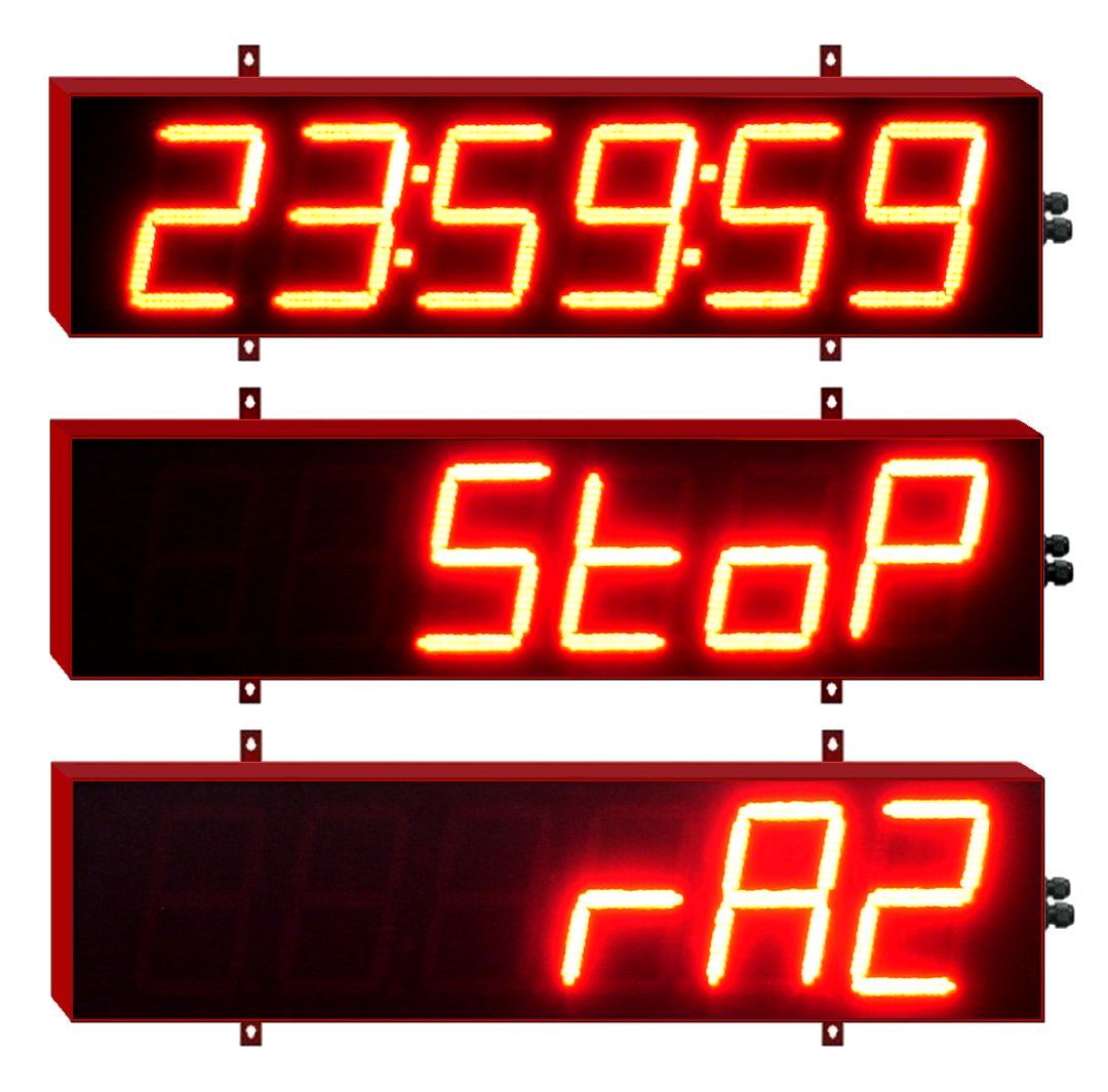 Chronomètre suspendu ou mural adapté à un usage intérieur et extérieur