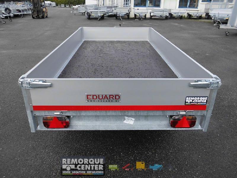 Plateau Eduard - 311 x 160 cm - Double essieu freinée, Ridelles 30cm - Reference -39770_4